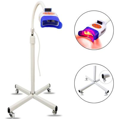 China For Commercial SUPER SEVEN EXPO Professional 10 Led Lights Dental Teeth Whitening Dual Red and Blue LED Bleaching Teeth Whitening Lamp Machine for sale