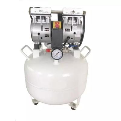 China Dental Equipment Dental Regional Air Compressor Oil Free Machine For Dental Chair Unit For 2 Chairs 38L/840W for sale