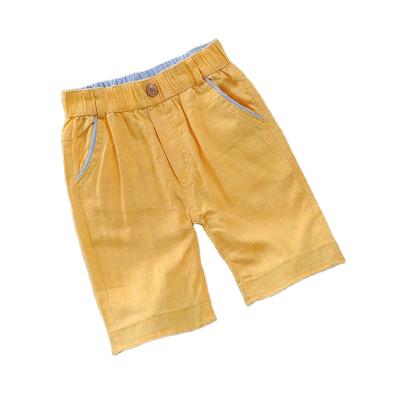 China QUICK DRY summer kids casual boys shorts breathable and comfortable kids canvas cotton and blend fabric shorts for sale