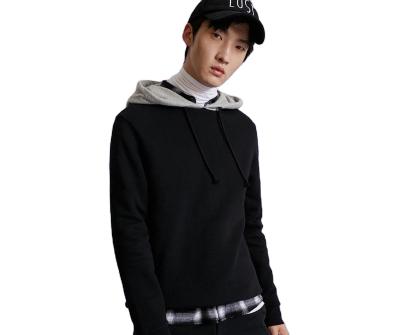 China 100% cotton plus size men's hoodies and sweatshirts new fashion trend matching hoodies for sale