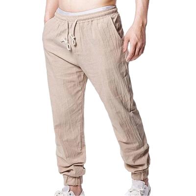 China Anti-Wrinkle Polyester Cotton Sweatpants Pants Loose Elastic Pants Pencil Pants Casual Mens Sweatpants Trousers for sale