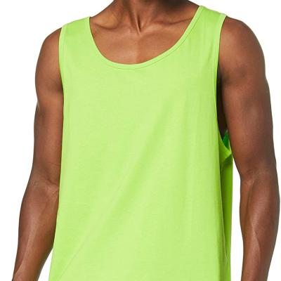 China Spring Summer 2021Fashion Mens Vest High Quality Casual Dress Viable Custom Logo Tank Tops for sale