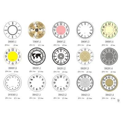 China Fancy Aluminum/PVC Clock Dial For Wall Clock for sale