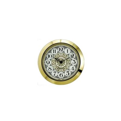 China Art Decor Watch Bezel Insert 50mm 2 inch Gold Silver Mini Quartz Clock Head Inserts for sale