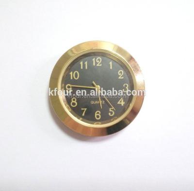 China Watch Insert Artware 37mm Metal Bezel Inserts Mini Quartz Clock Insert for sale