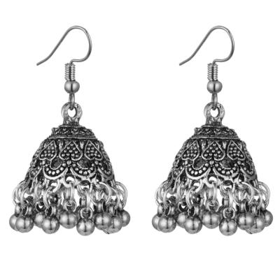 China Bohemia Vintage BOHEMIA Alloy Indian Classic Bell Earrings Ethnic Travel Souvenir Earrings for sale