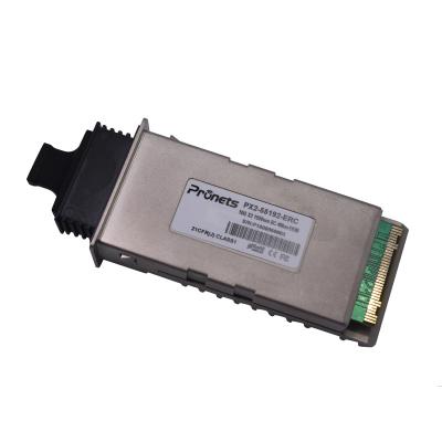 China 10 Gbps 1550nm SM X2 ER Transponder Compatibel met Juniper Huawei HP Aruba H3C Te koop