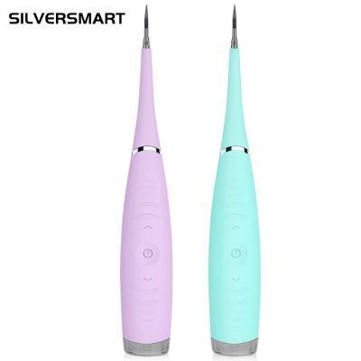 China Easy Electric Home Portable Sonic Portable Stain Remover Ultrasonic Teeth Cleaning for sale