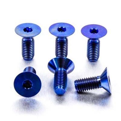 China Industry Good Quality M3 M4 M5 M6 M8 M10 M12 Allen Key Hex Head Cap Screw Countersunk Socket Bolt Din 7991 for sale