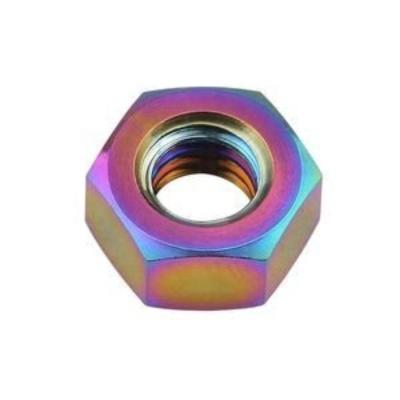 China RFX heavy industry high strength titanium hex nut din934 M5 M6 M8 M10 for sale