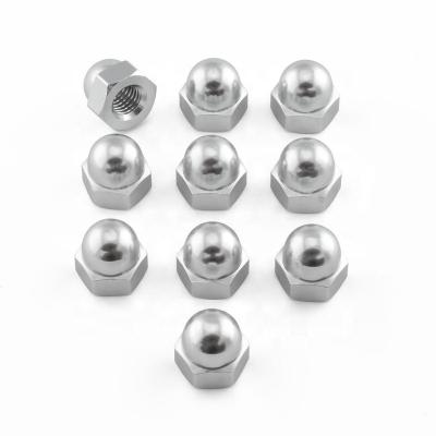 China High Quality Heavy Industry Decorative Spun Hexagon Domed Domed Cap Nuts Titanium Hex DIN1587 Cap Nut for sale