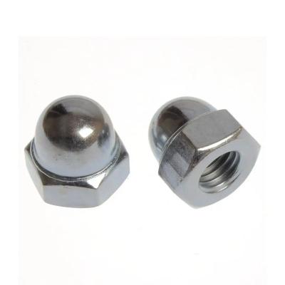 China Heavy Industry Titanium Nuts Factory Wholesale DIN1587 Hex Nuts Factory Wholesale Domed Hex Dome Nut M8 for sale