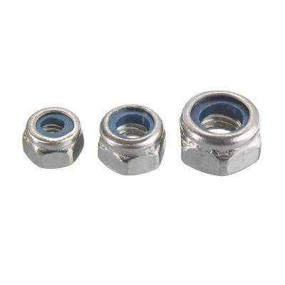 China Heavy industry factory direct sales DIN985 titanium lock nut A2-70 nylon hex lock nut for sale