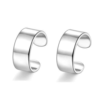 China Clip On Clip On Earrings Sterling Silver 925 For Non Pierced Helix Cartilage Ear Cuffs For Women Men for sale