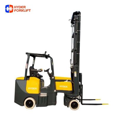 China High Quality 2.0ton Building Material Stores 7m 8m 9m 10m Lifting Height Narrow Aisle Electric Articulated Forklift for sale