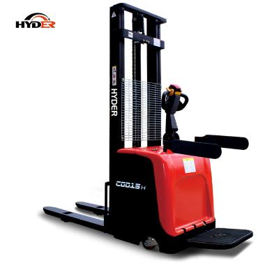 China Building Material Shop AC Drive Motor Electric Curtis Controller 1500kgs Counterweight Pallet Stacker For Drum Or Bale for sale