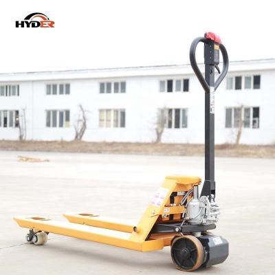 China 1.6 Ton Easy Hand Cheap Electric Pallet Truck For Indoor Use With Lead Acid Battery For 6 Hours Working Time for sale