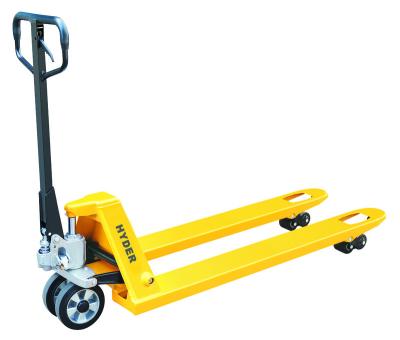 China HYDER 3000kg Hotels Pallet Truck Handle Pallet Jack with CE Quality for sale