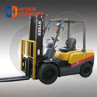 China FD25 2.5ton 4 wheel counterweight diesel forklift 250/270/300/330/350/400/450/500 for sale