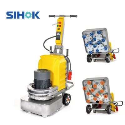 China Concrete Terrazzo Floor Grinder Machine 1800rpm 12 Disc Terrazzo Floor Grinder Polishing Machine (SHCG-500) for sale