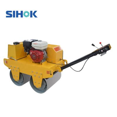 China Construction worksÂ   1 Ton Vibrating Roller Compactor Road Roller Vibratory Double Roller Drum (SVR-1000) for sale