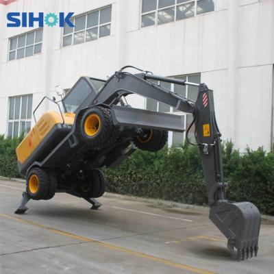 China Construction worksÂ   Full Hydraulic Construction 8 Ton Bucket Wheel Excavator for Sale (SWJ-85B) for sale