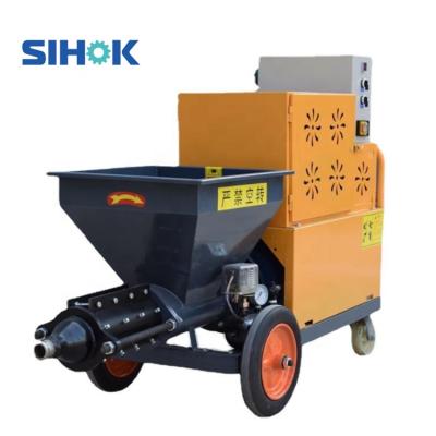 China Full automatic mortar factory sale construction machinery construction spraying wall plastering machine 220v/380v concrete spraying machine for sale for sale