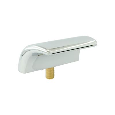 China Without Slide Bar Modern Solid Brass Chrome Bathtub Hot Tub Water Outlet Waterfall Waterfall Spout Mixer Tap for sale