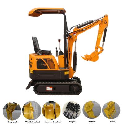 China Micro Excavator Mini Digger Crawler Excavator Small Contruction Site Mini Excavator 1 ton/0.8 ton for sale