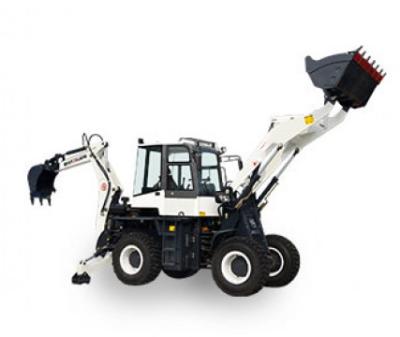 China AIZHOU HOTELS 3.7ton, 4.5ton, 6ton backhoe loader wheel backhoe price loader new with spare parts for sale