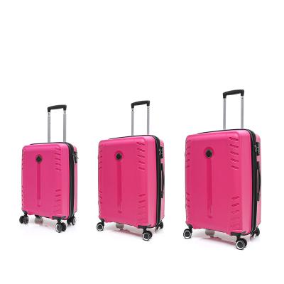 China Long-distance Travel Wholesale Customized Luxury Durable Hard Shell Travel Trolley Suitcase PP Luggage Set 3 Pieces For Sale for sale