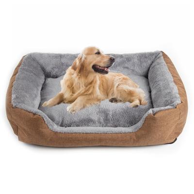 China Original Dog Furniture Plush Sleep Noise Quality Anti-Anxiety Pet Furniture Protector Pet Heating Calming Bed for sale