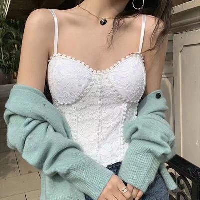 China Sustainable Popular Sexy Seamless Bra Pure Desire Suspenders Hot Girls Sexy Vests Wearing Strapless for sale