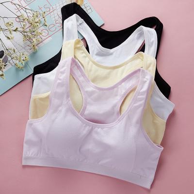 China Sustainable Dafusi Development Period Student Sports Vest Loose Underwear Girls Sports Bra Wholesale for sale