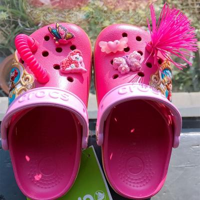 China Amazon Designer Mexican Croc For Kids Eco-Friendly Hot Selling PVC Clog Shoes Lightweight Charms for sale