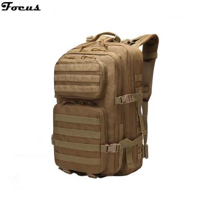 China New 45L MOLLE Waterproof Military Army Rucksack Assault Pack Rucksack Large Size Black Bag for sale