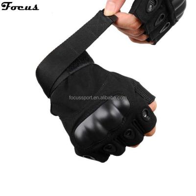 China Half Finger Knuckle Knuckle Half Finger Hard Gloves Outdoor Motorcycle Fingerless Hard Gloves Military Tactical for sale