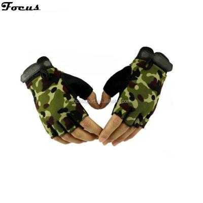 China Outdoor Sports Gym Retraining Gloves Bodybuilding Gloves Men Women Half Finger Tactical Soft Fingerless Army Military Training Cycling Soft Fingerless Gloves for sale