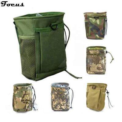 China Magazine Duty MOLLE Pouch Hunting Rifle Magazine Pouch Ammo Pack Bag and Gun Magazine Dump Drop Pouch Tactical Bag for sale