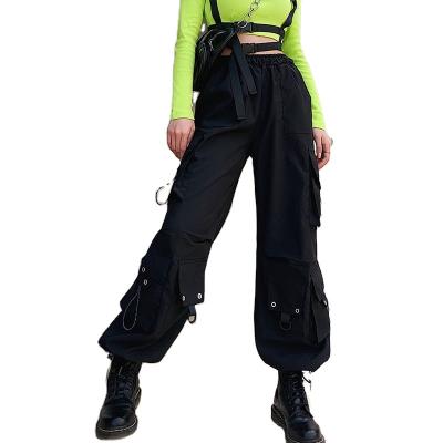 China 2021 Anti-wrinkle Women Fashion Spring Korean High Waisted Harajuku Streetwear Loose Pants Female 2021 for sale