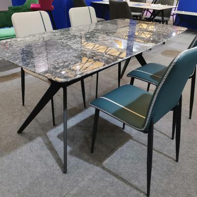 China FORTE modern marble dining table set 4 seater for sale