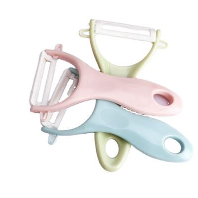 China Amazon Sustainable Hot Selling High Quality PP Handle Ceramic Peeler for sale