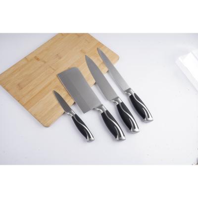 China Large discount viable professional stainless steel chef's factory sales promotion knife set of 4 pieces for sale