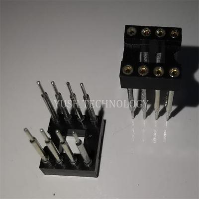 China POGO PLUG Pin 2 Row 8 L16.7 180 Pin POGO PIN Connector Right Angle for sale