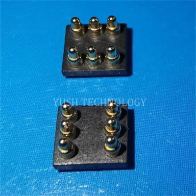 China Custom high quality brass gold plated terminal 1.5mm (SMT) POGO CONNECTION contact pogo PIN SET for sale