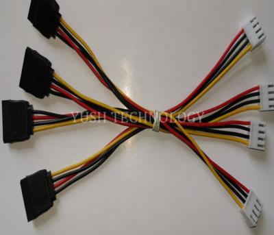 China CONNECTION YUSH SATA15&PH3.96x120mm Brand Customized Harness Cable for sale