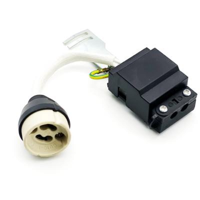 China Screws CE Approve GU10 Lamp Holder With Junction Box And Connectors for sale