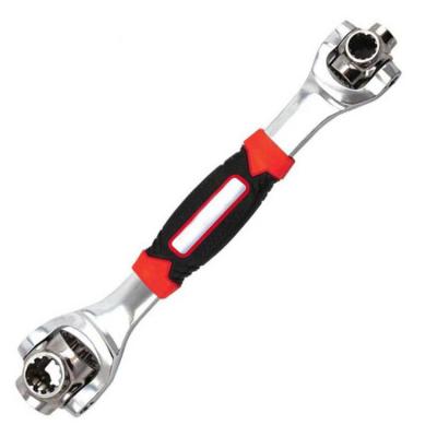 China ALLOY 48-in-1 Multifunctional Socket Tiger Wrench Multi-angle Wrench with 6 Corners 360-Degree Rotating Head Rubber Handle for sale