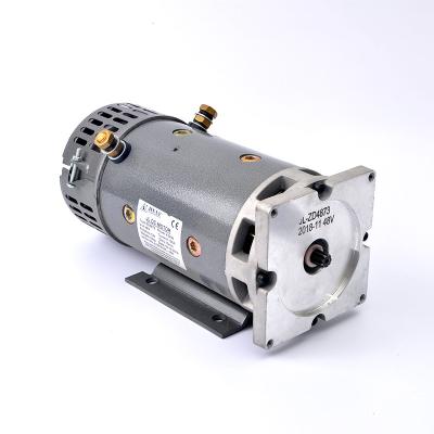 China Dripproof Carbon Brush Communitator 24V 4kw DC Electric Motor For Power Unit for sale