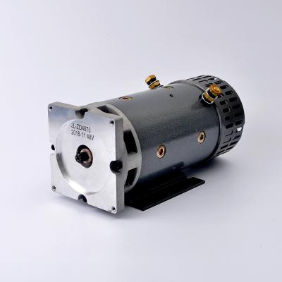 China 48V 4KW High Torque Chinese Factory High Torque DC Electric Motor Forklift ZD4873A for sale